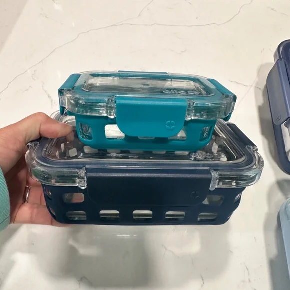 6 Ello Duraglass Refresh Glass Meal Prep Food Storage Containers Set - Picture 9 of 11